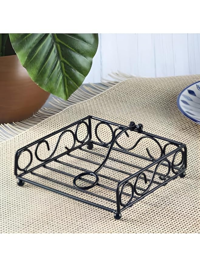 Iron Tissue Stand with Hold Rod